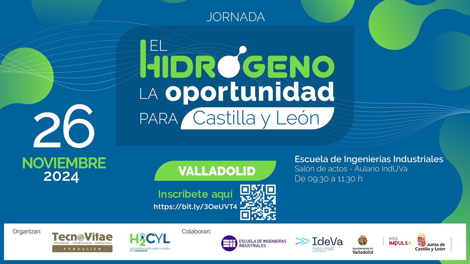 TecnoVitae y H2CYL organizan una jornada sobre el hidrógeno como oportunidad