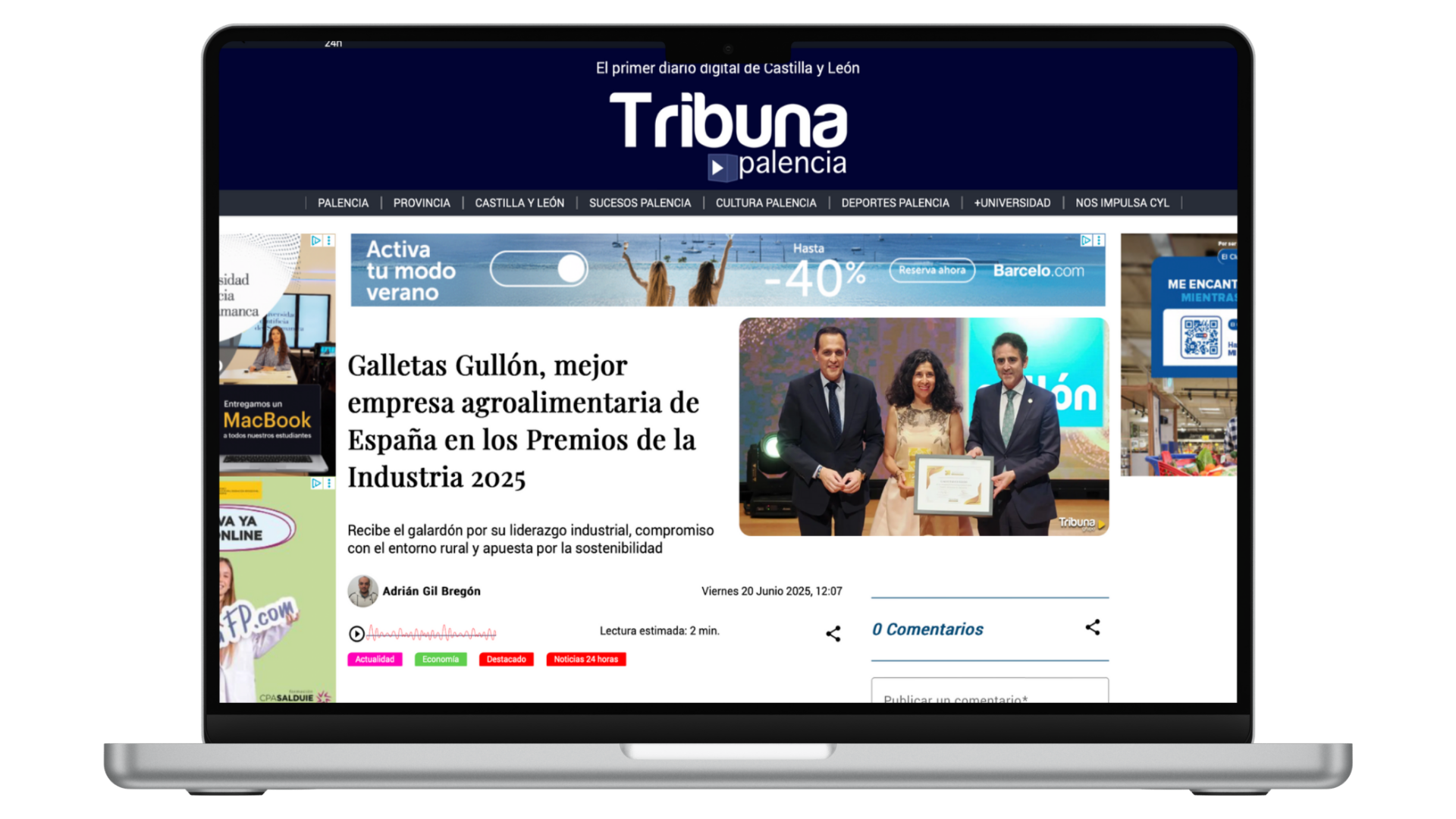Medios VIII Premios de la Industria en España