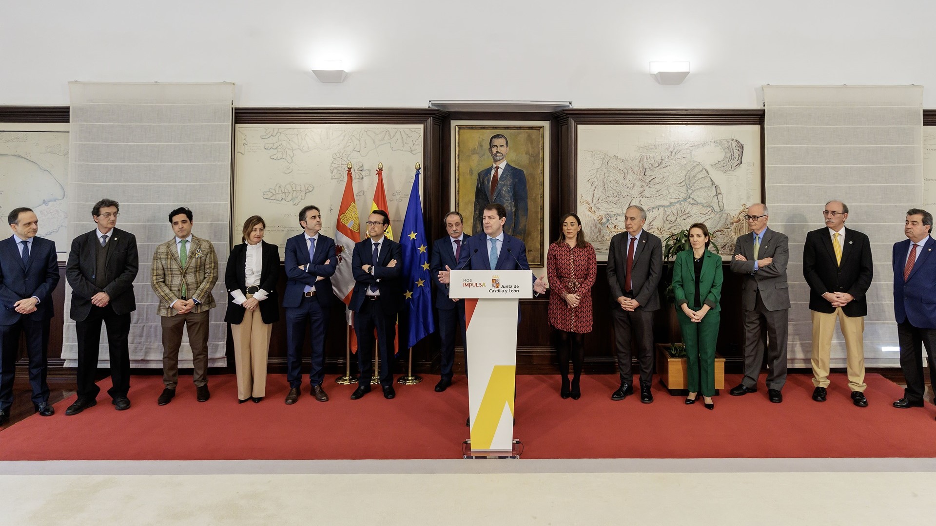 La Fundación TecnoVitae expone su compromiso con la sociedad ante el presidente de la Junta de Castilla y León